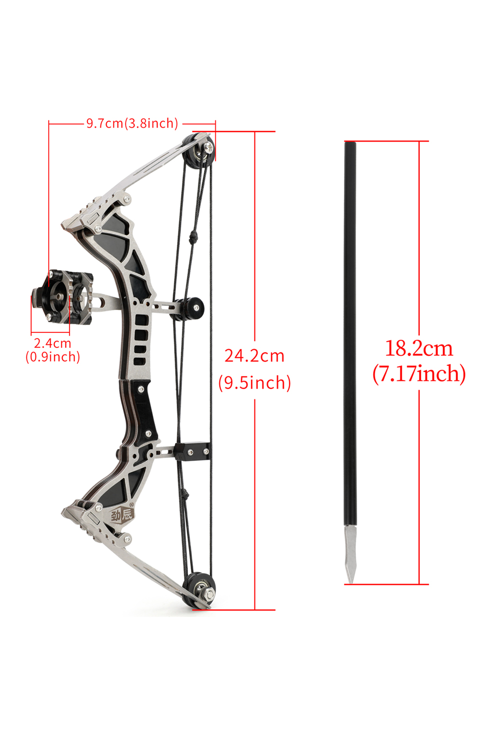 Mini 12Lbs Archery Pocket Compound Bow-Lokearchery
