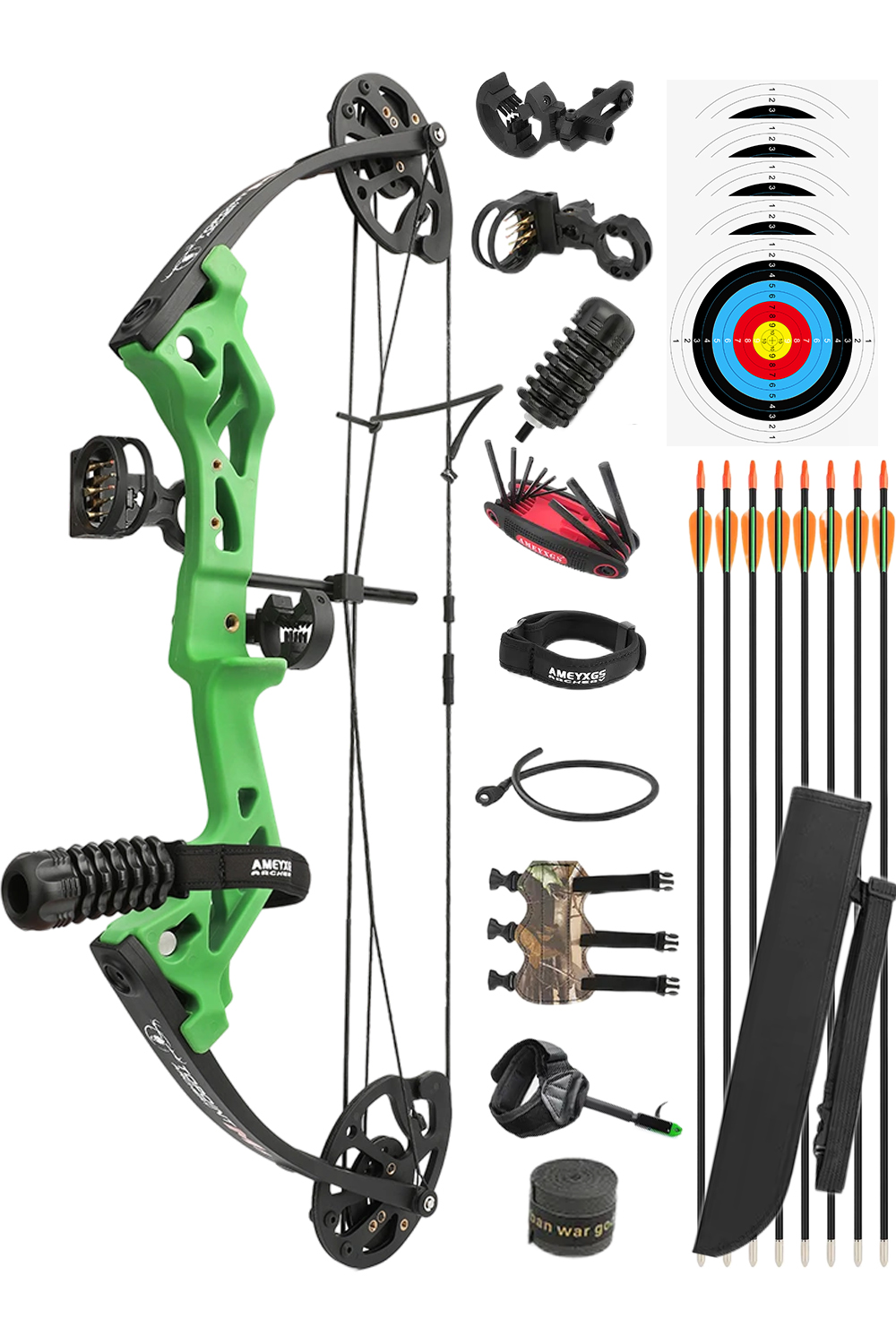 Topoint M3 10-30Lbs Youth Compound Bow-Lokearchery