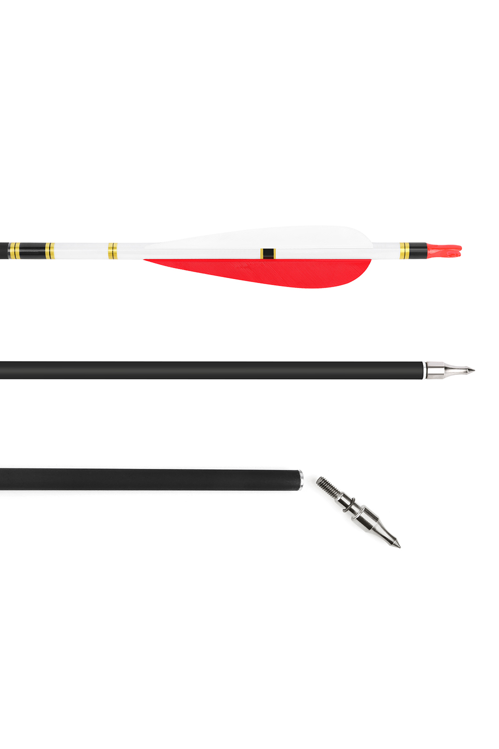 31 inch Carbon Fiber ID 6.2mm Archery Hunting Carbon Arrows-Lokearchery