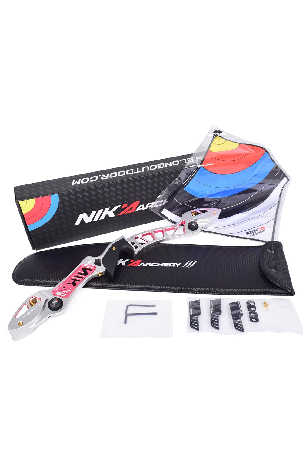 Nika ET-15A Stellar 25inch ILF CNC Recurve Bow Riser-Lokearchery