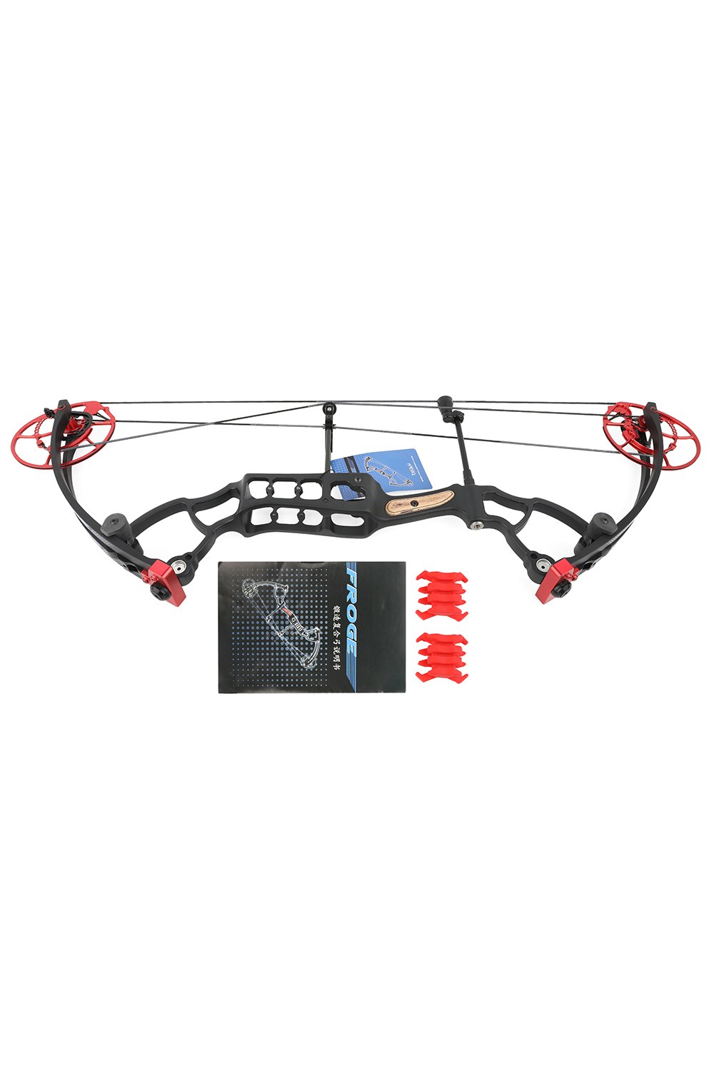 Toulu 45-70Lbs CNC Aluminum Hunting Compound Bow Set RH LH 