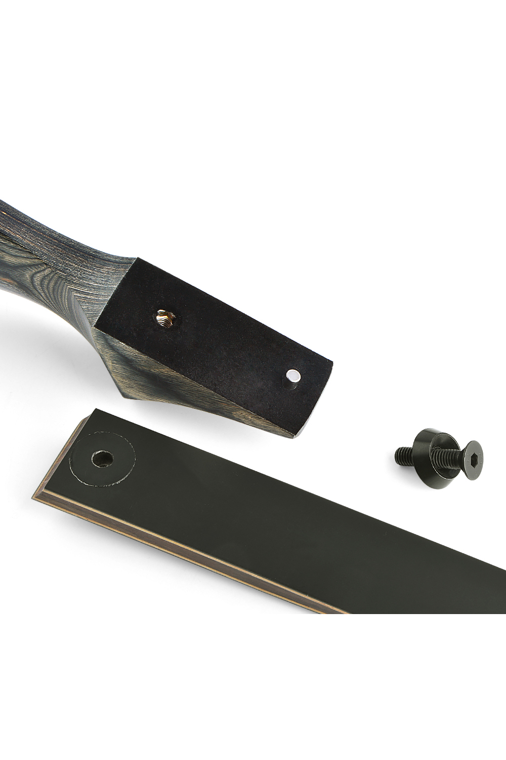 Black Hunter 60" Takedown Longbow 20-60Lbs Hunting Recurve Bow Set