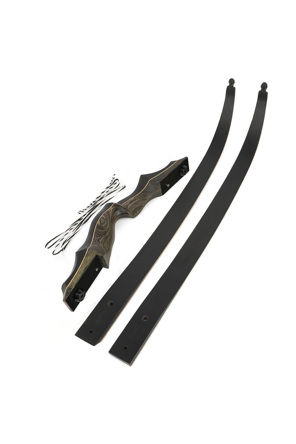 62" Takedown Wooden Recurve Bow 20–60lbs for Hunting & Training