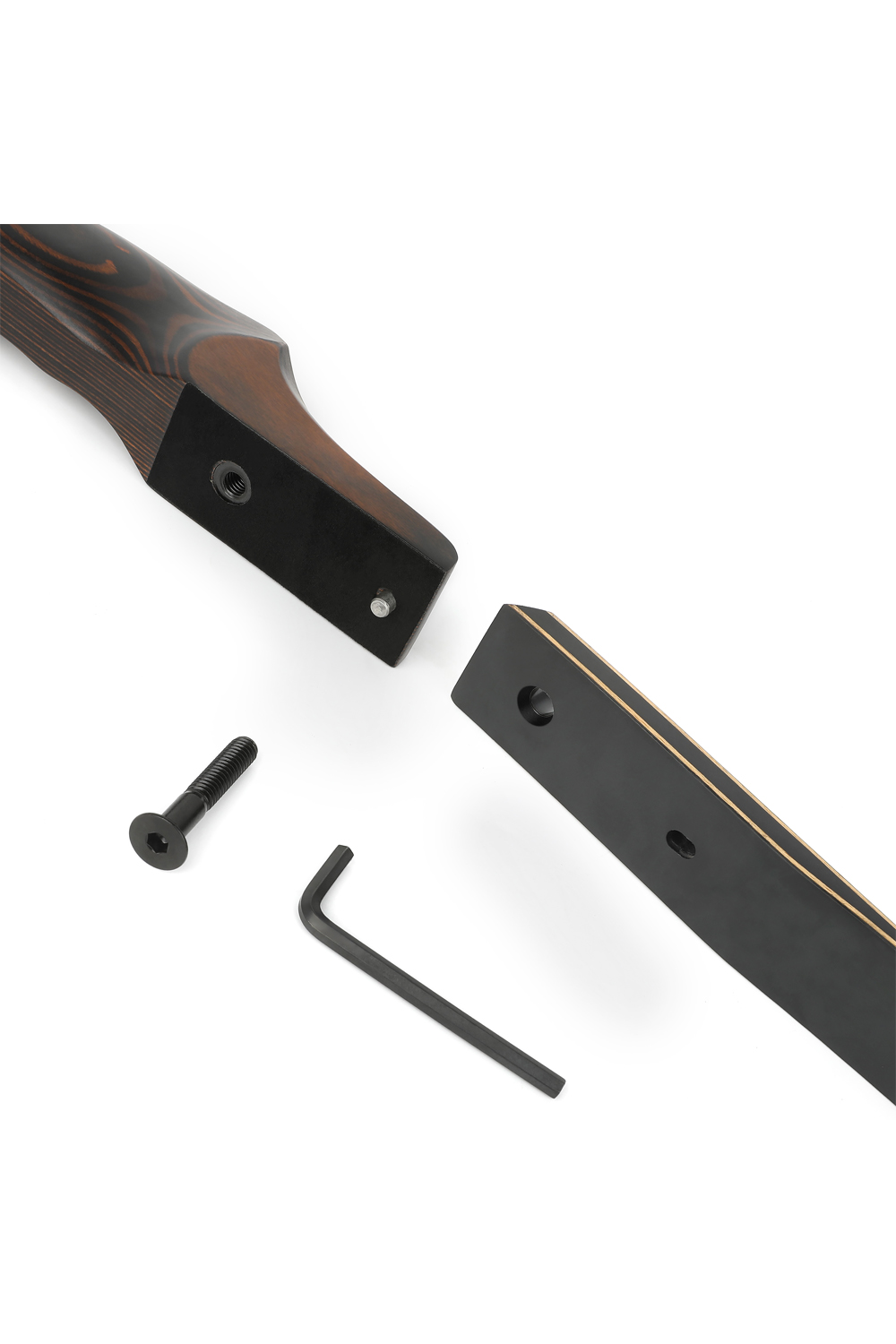 Black Hunter 30Lbs Takedown Hunting Recurve Bow Set