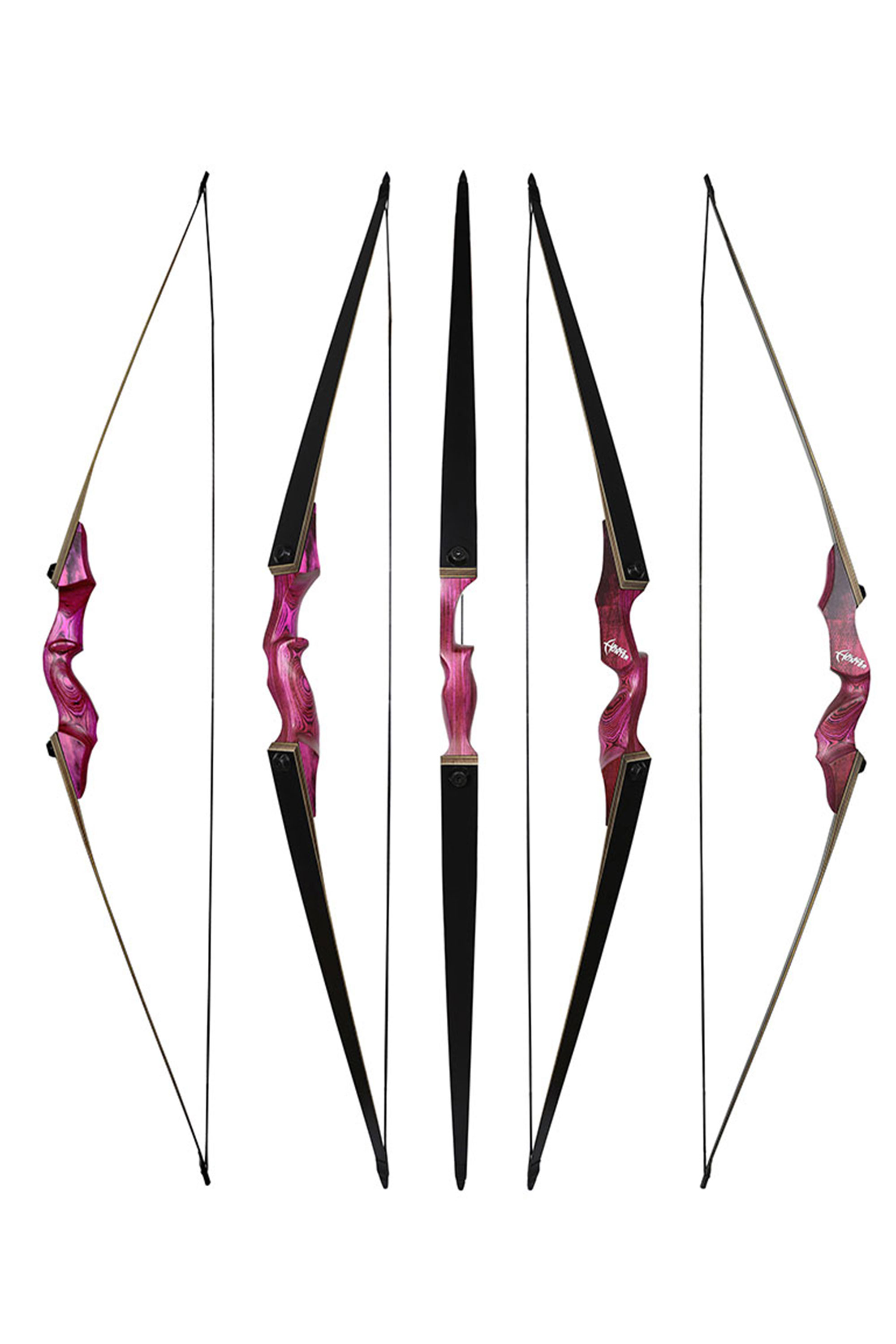 60 inch Recurve Bow Set 20-60lbs RH Archery Hunting