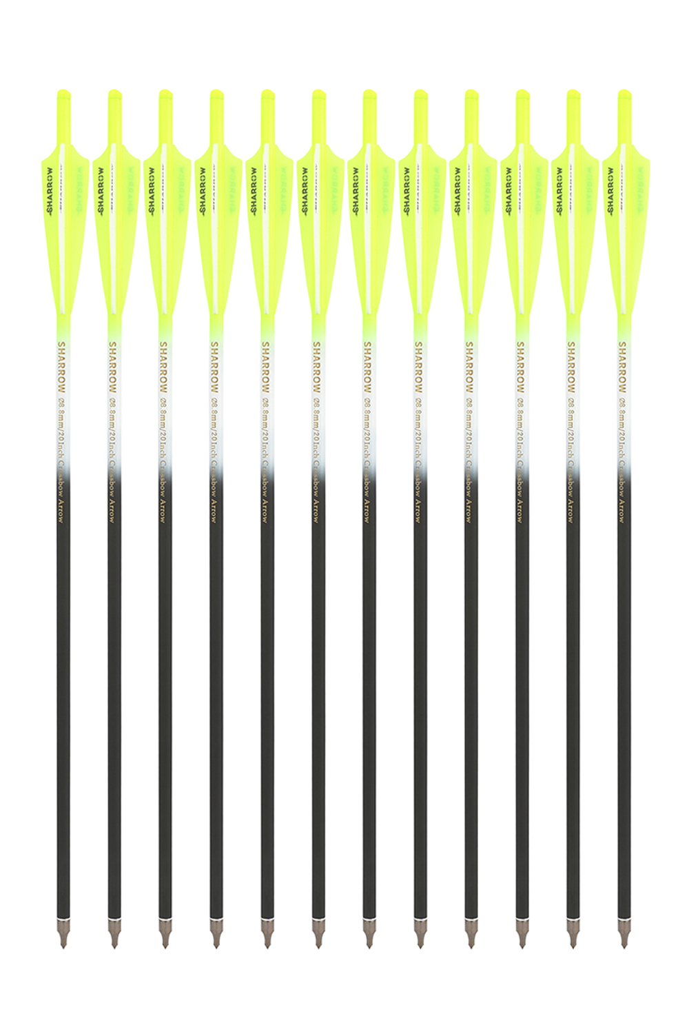 12Pcs Sharrow Archery Hunting Crossbow Arrows-Lokearchery