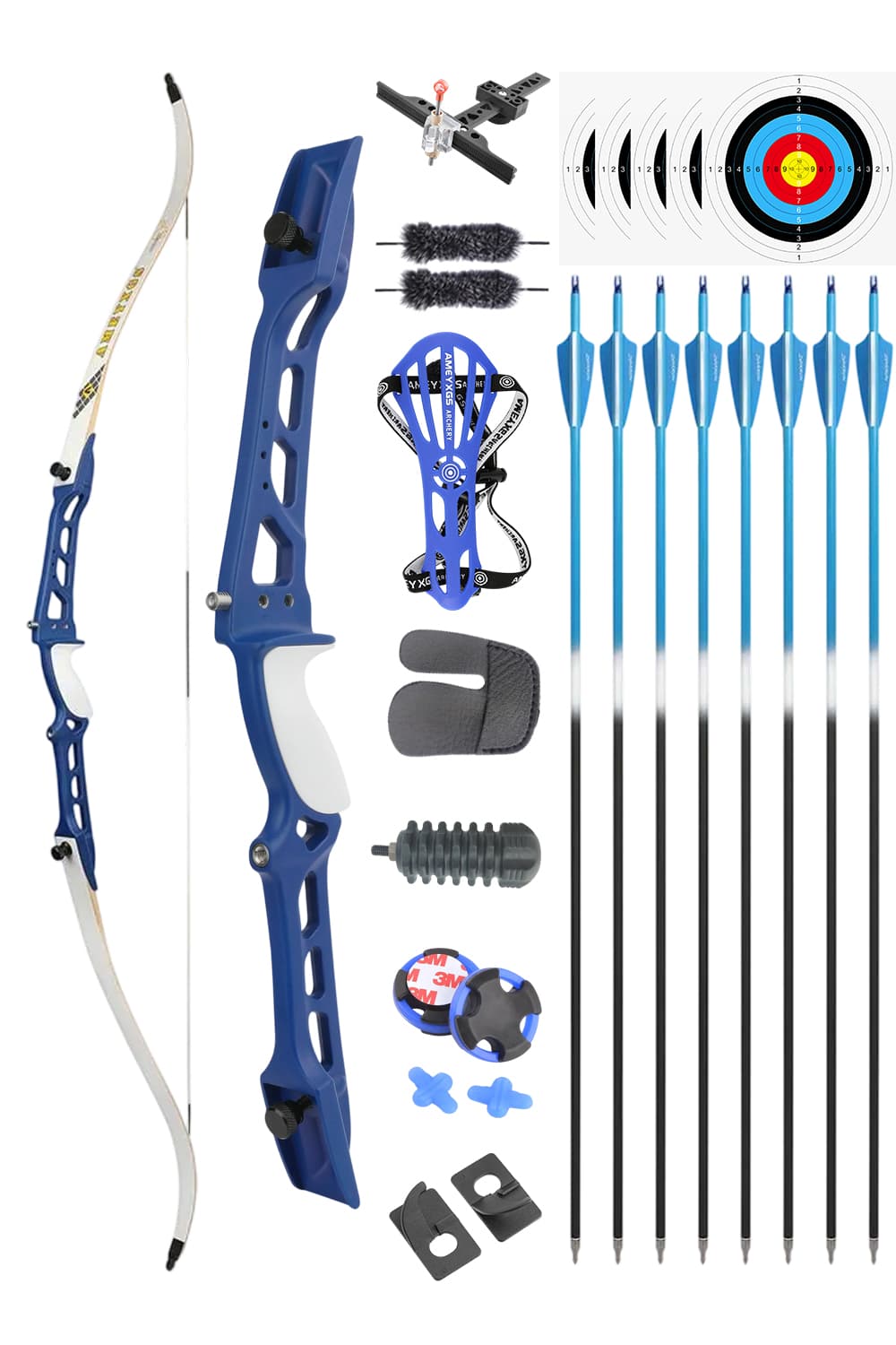 Ameyxgs 66" 68" 70" Archery Competition Recurve Bow Set-Lokearchery
