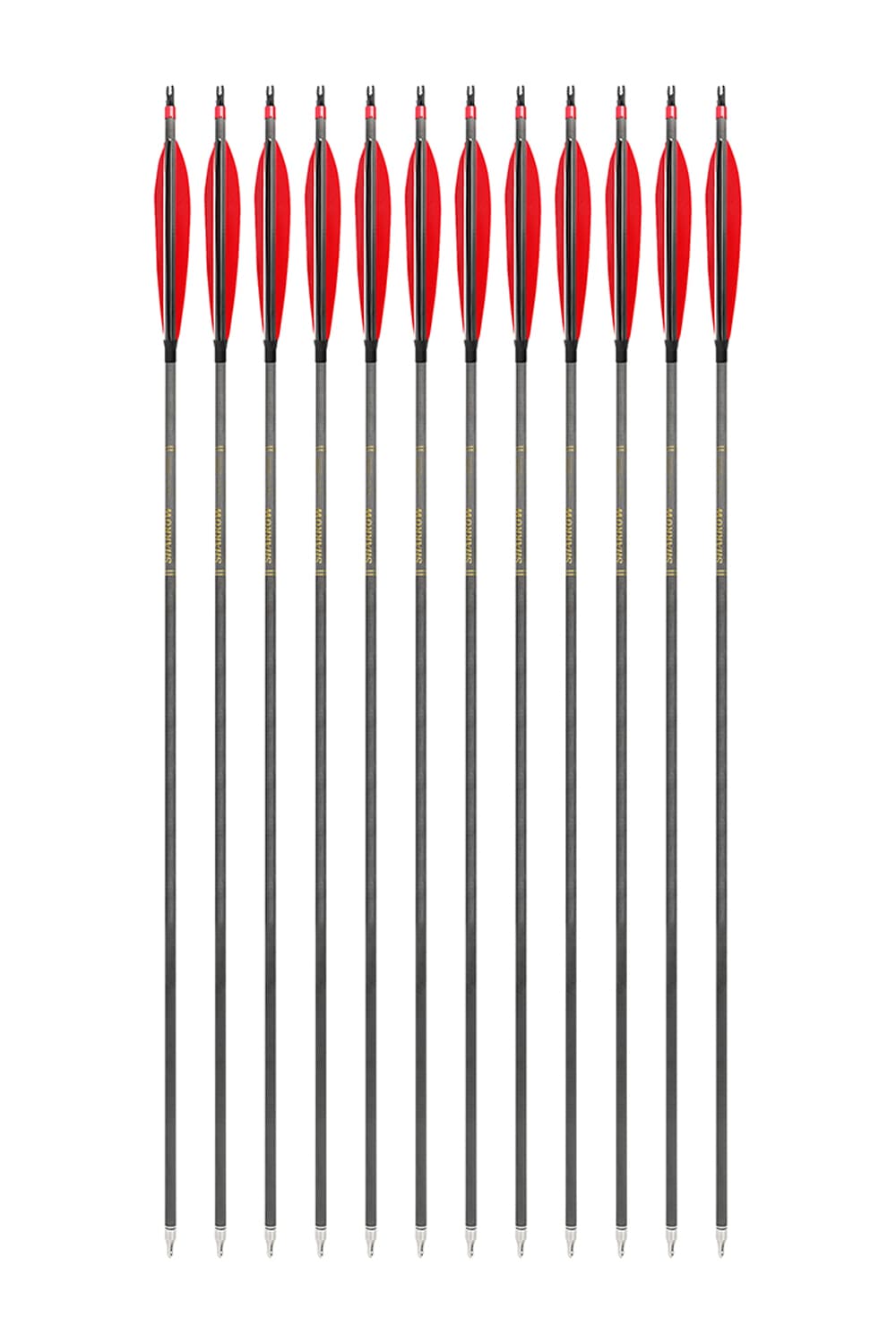 Sharrow ID 6.2mm Archery Hunting Pure Carbon Arrows-Lokearchery