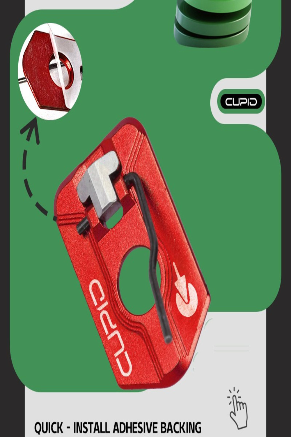 Recurve Bow Arrow Rest Lightweight Magnetic Self-Adhesive