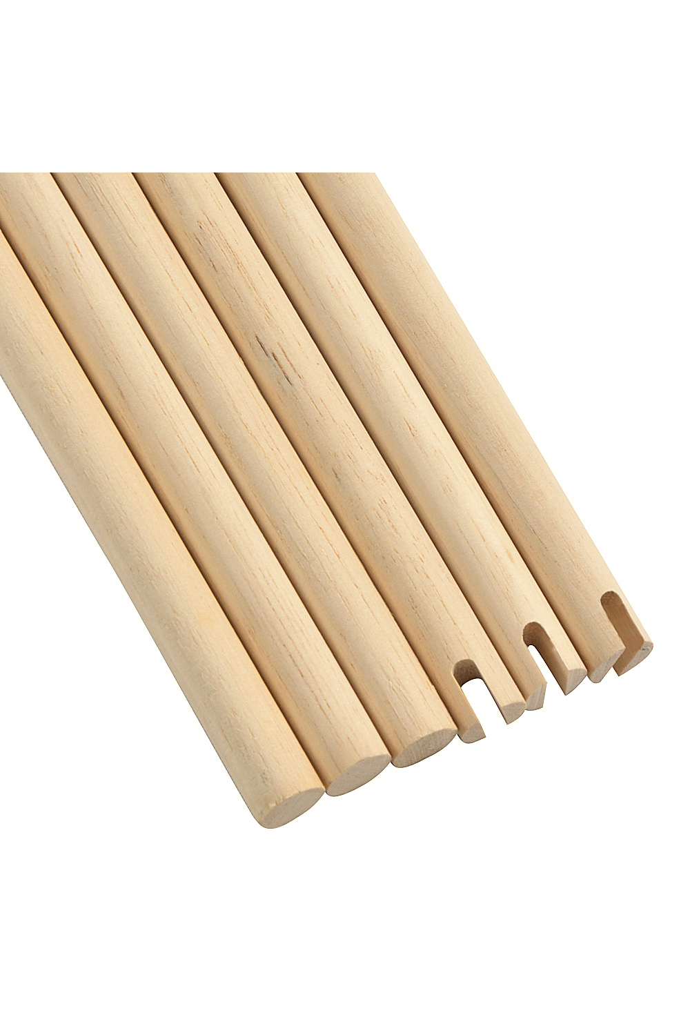 12Pcs White Wood Arrow Shaft is Suitable For Shooting Training-Lokearchery