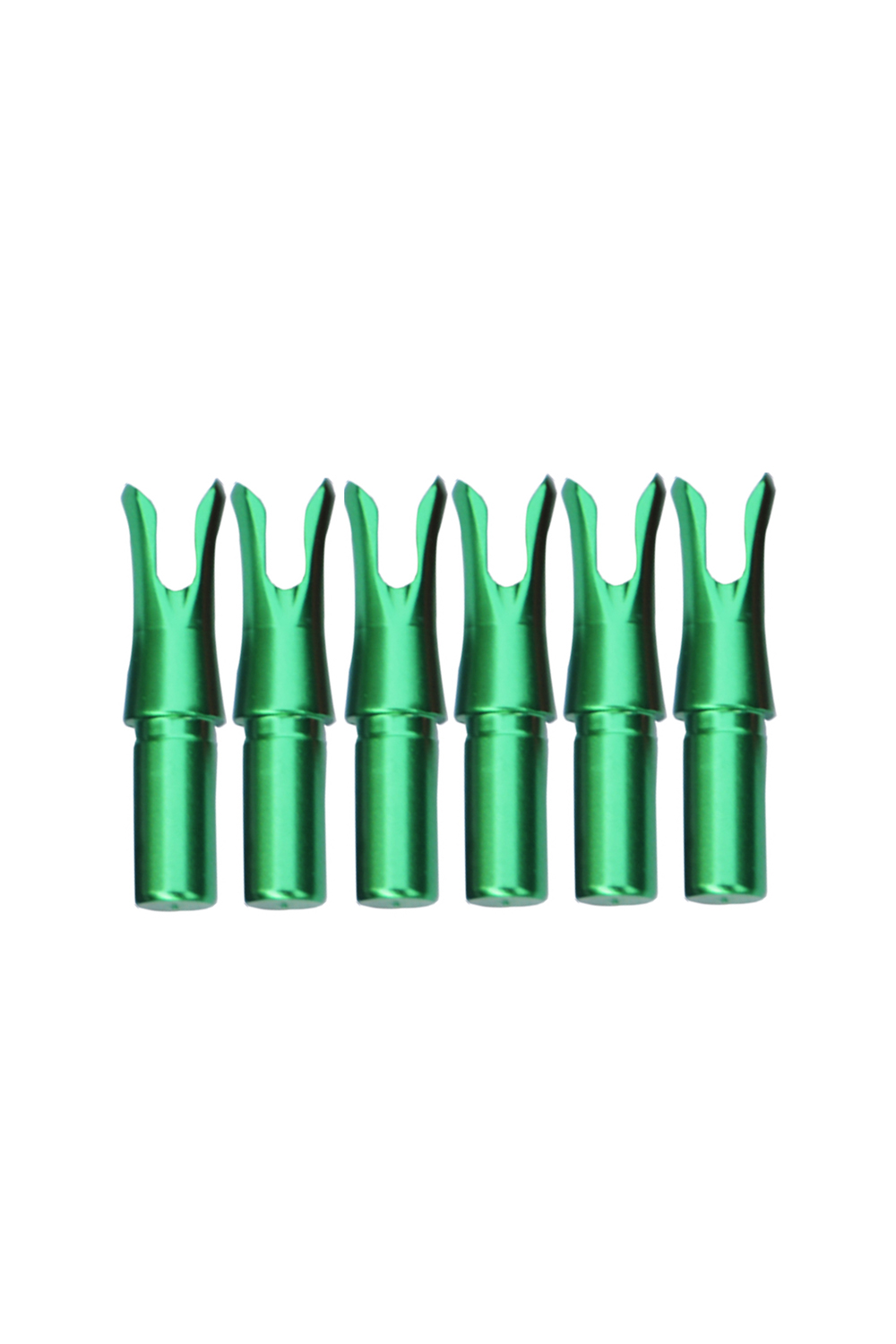 12-Pack 6.2mm Aluminum Insert Nocks-Lokearchery