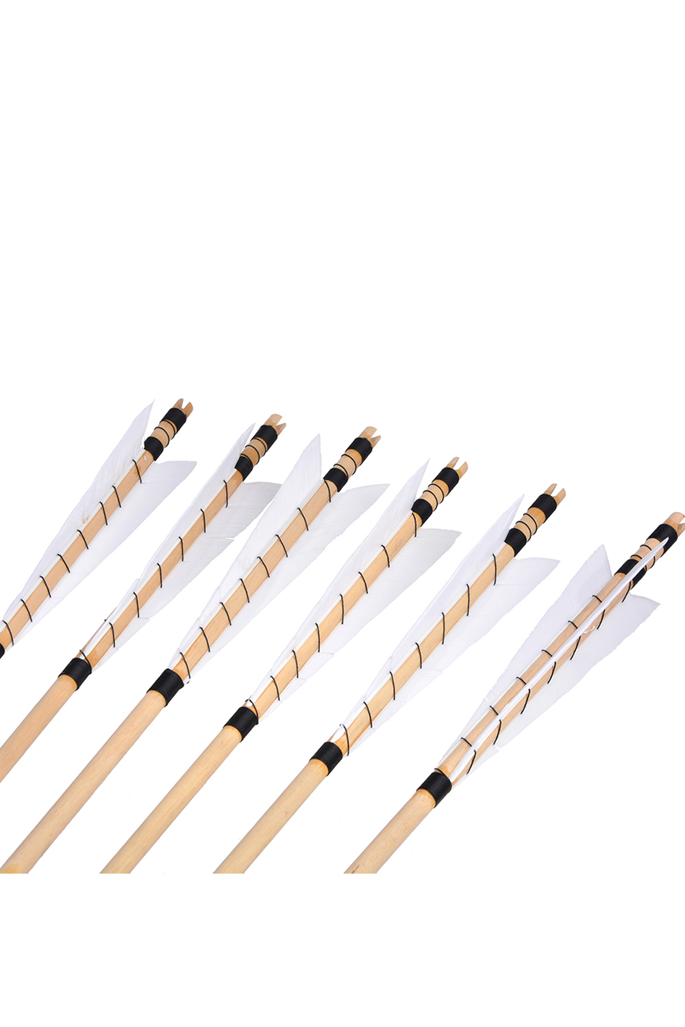 32” Traditional Wooden Arrow Turkey Arrow Feather-Lokearchery