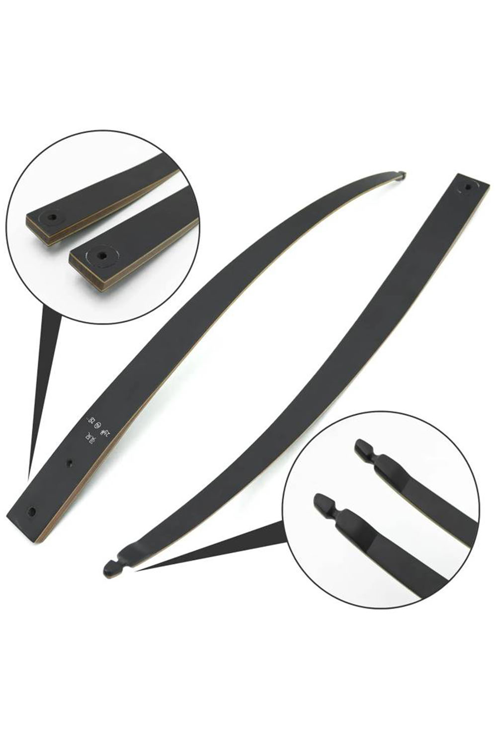 Black Hunter 20-60Lbs Takedown Hunting Recurve Bow Set RH LH