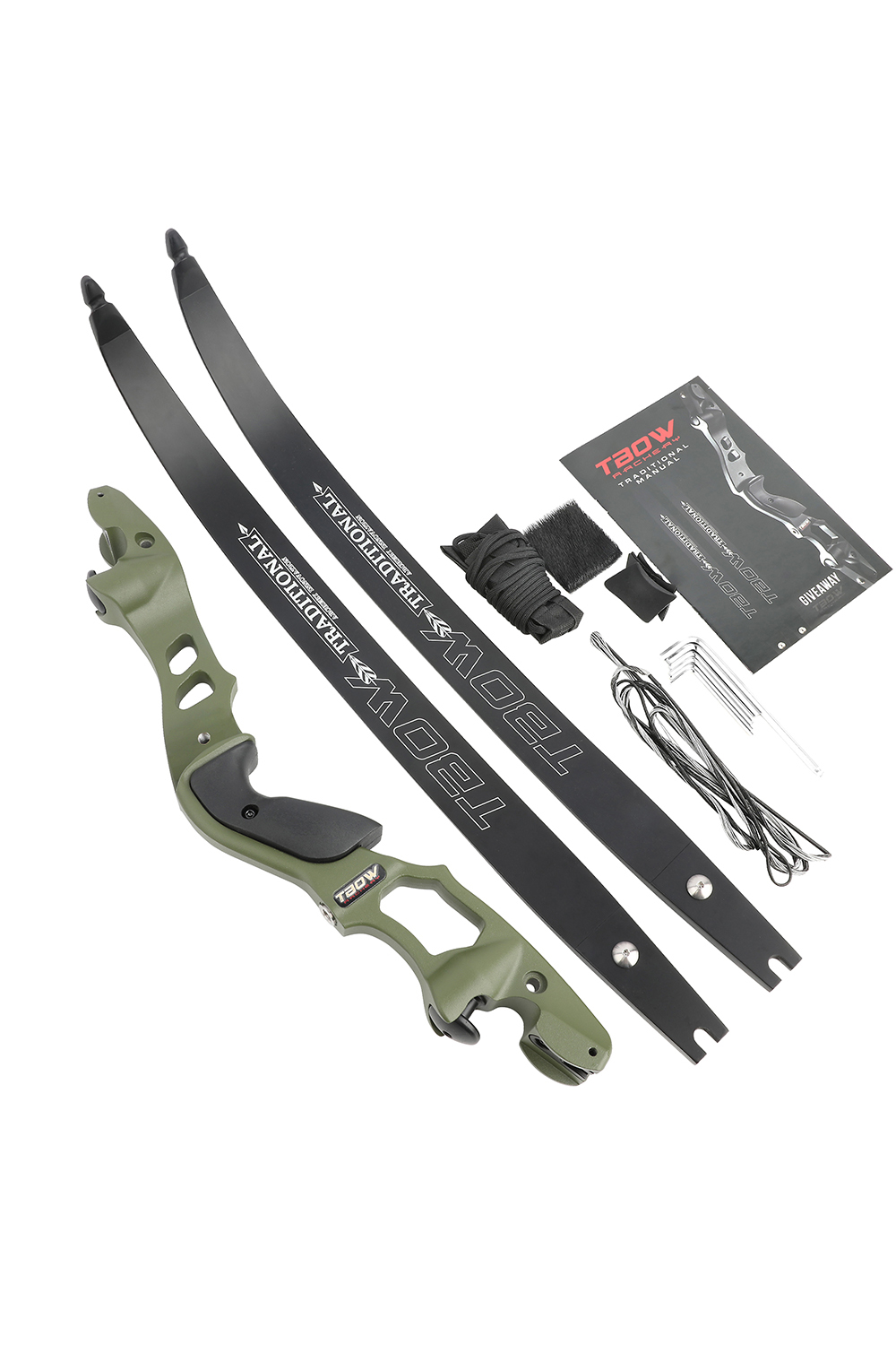 Taow 20-60Lbs Hunting Recurve Bow Set-Lokearchery