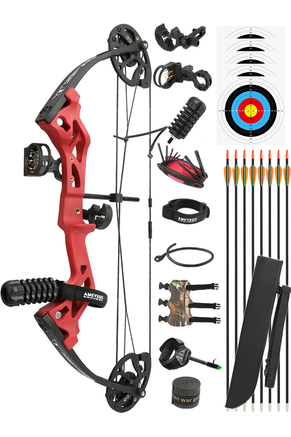 Topoint M3 10-30Lbs Youth Compound Bow-Lokearchery