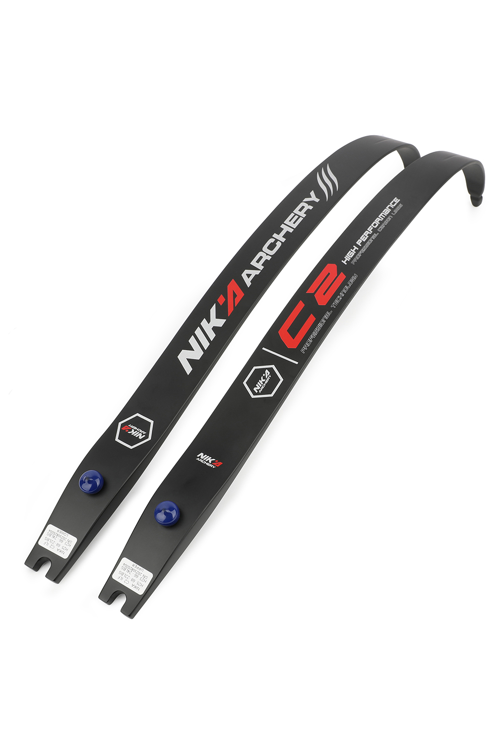 NiKa C2 68"@25H Limbs 12-50lbs LIF Carbon Limbs-Lokearchery