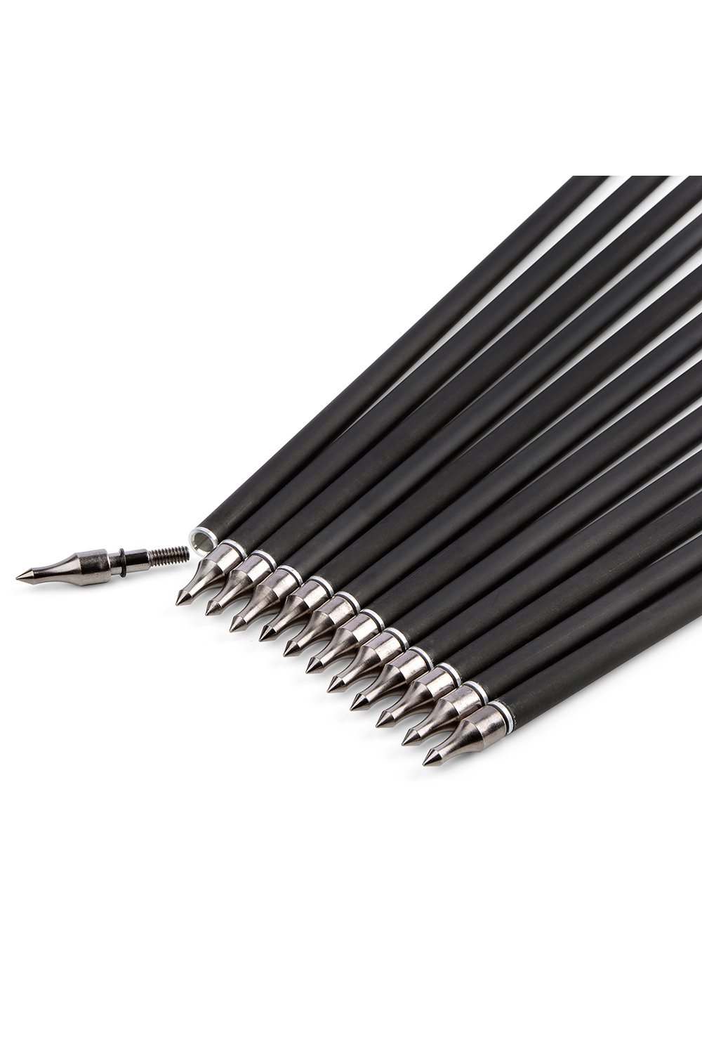 31 inch Carbon Fiber ID 6.2mm Archery Hunting Carbon Arrows-Lokearchery