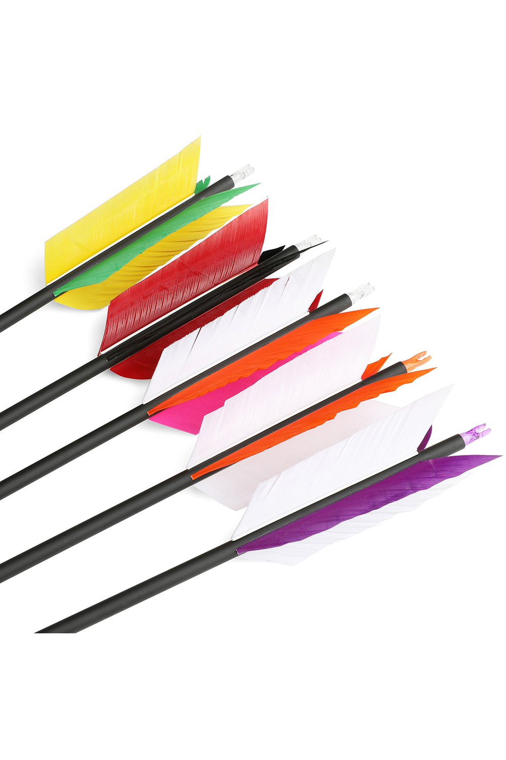 Sharrow ID 6.2mm Carbon Flu Flu Hunting Arrows-Lokearchery