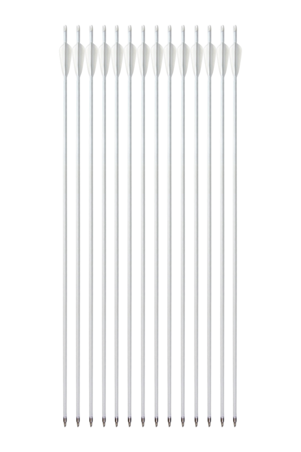 Sharrow 500 Spine White Hunting Carbon Arrows-Lokearchery