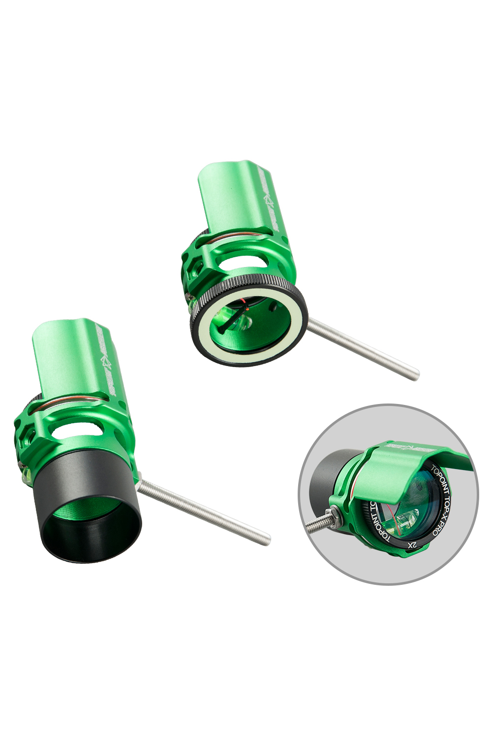 Topoint TP8750 0.019" CNC Compound Bow Sight 2X 4X 6X 8X