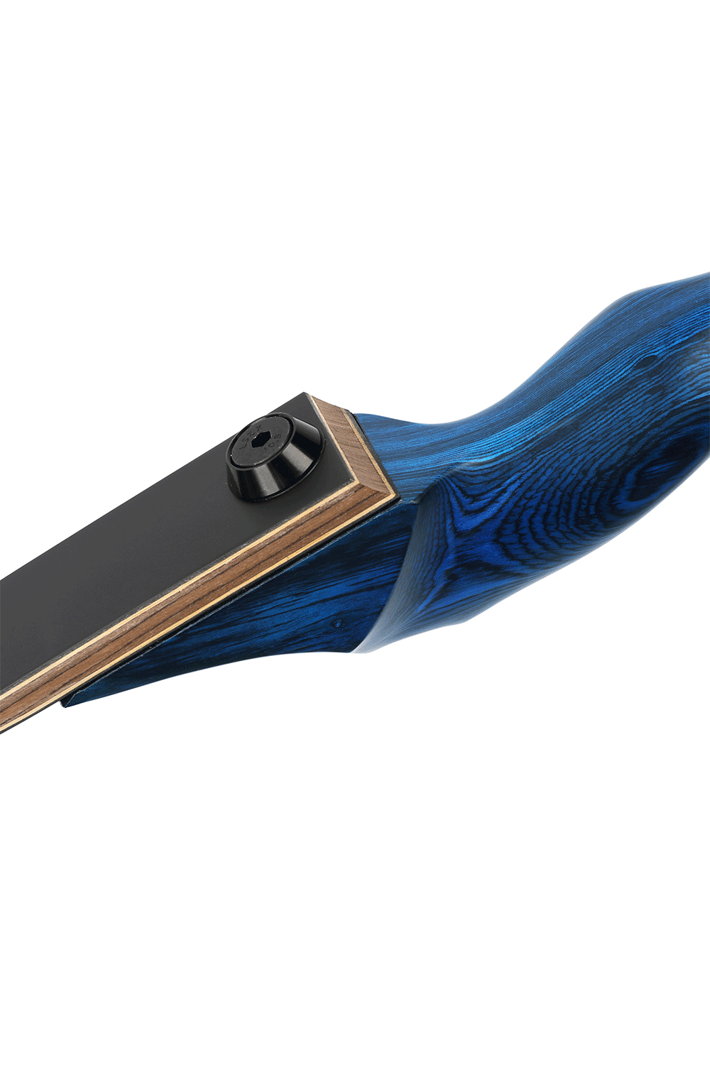 Black Hunter 60" Diamond Edition Blue 50lbs Recurve Bow and Arrows Set