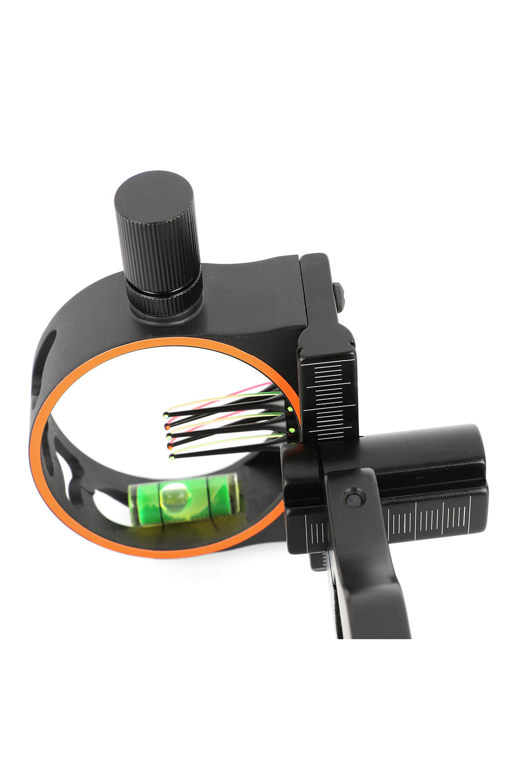 Archery 5 Pin Bow Sight 0.019" Optical Fiber Micro Adjustable