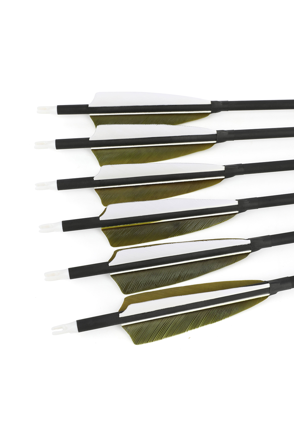 Sharrow 30 inch Real Feather 500 Spine Hunting Carbon Arrows
