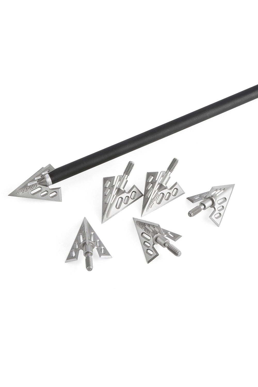 Lokearchery 3 Fixed Blades 100 Grain Aluminum Alloy Broadheads 