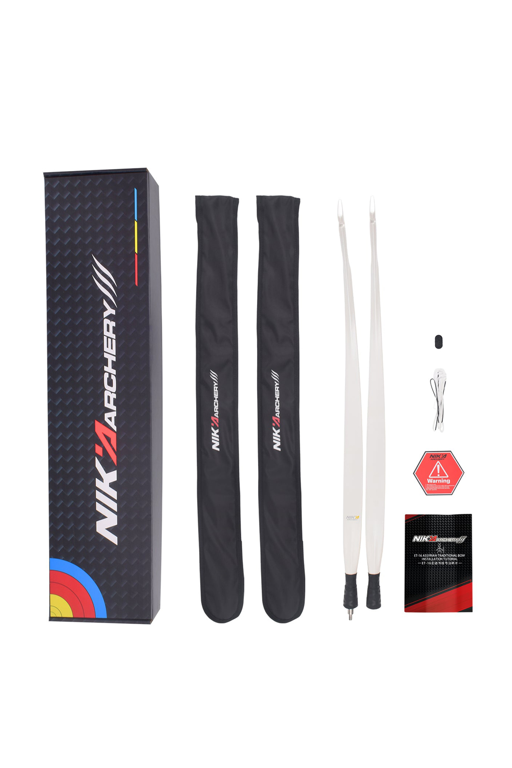 Nika Archery ET-16 14-50Lbs Assyrian Carbon Traditional Bow