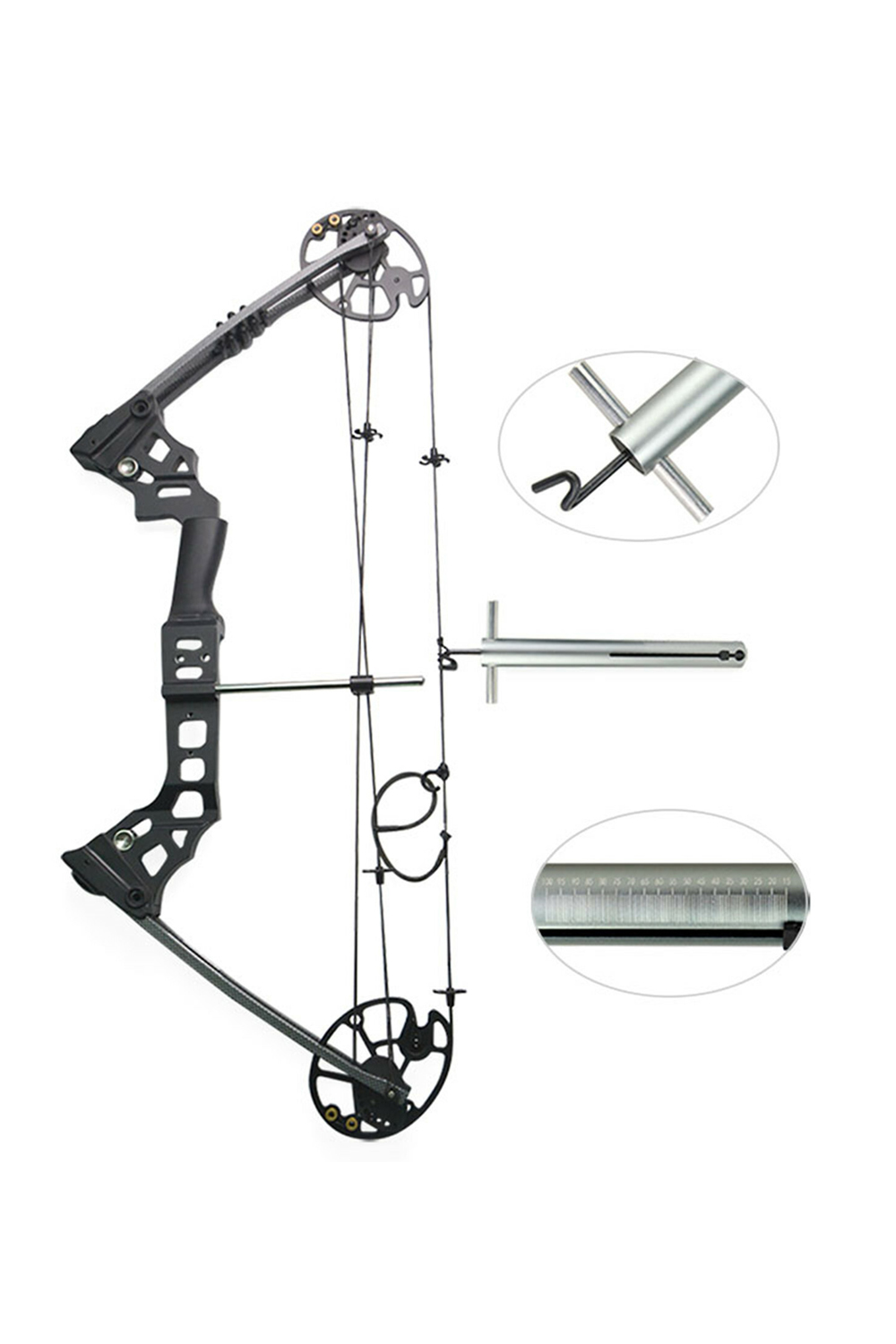 Cupid Digital Aluminum Archery Bow Scale 100lbs | Draw Weight Tester