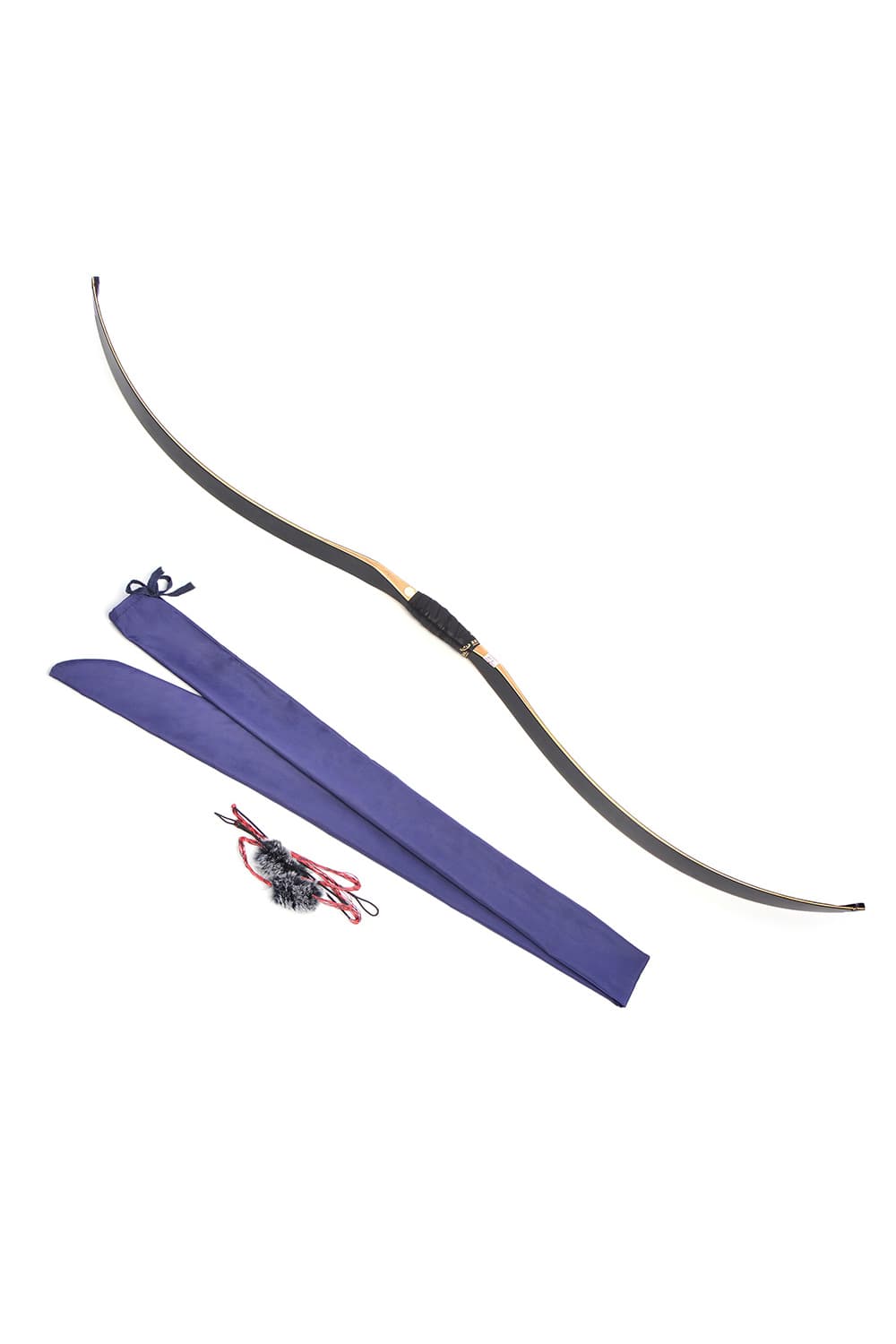 58" One-piece Traditional Hunting Recurve Bow-Lokearchery