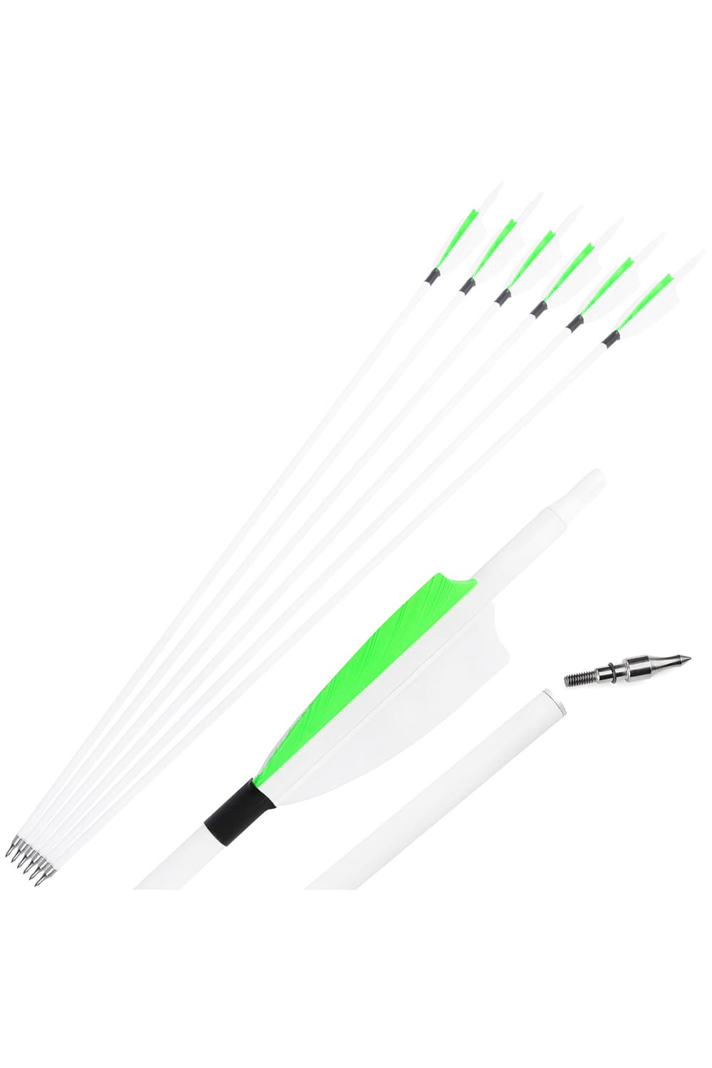 31 inch Archery 500 Spine Turkey Feather Carbon Arrow-Lokearchery