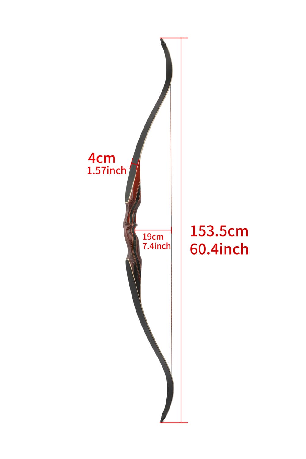 Lokearchery 30-60Lbs Hunting One-piece Traditional Bow-Lokearchery