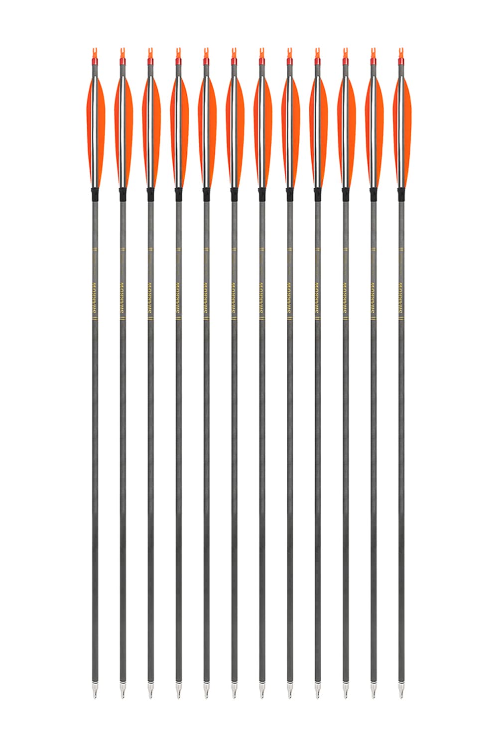 Sharrow ID 6.2mm Archery Hunting Pure Carbon Arrows-Lokearchery