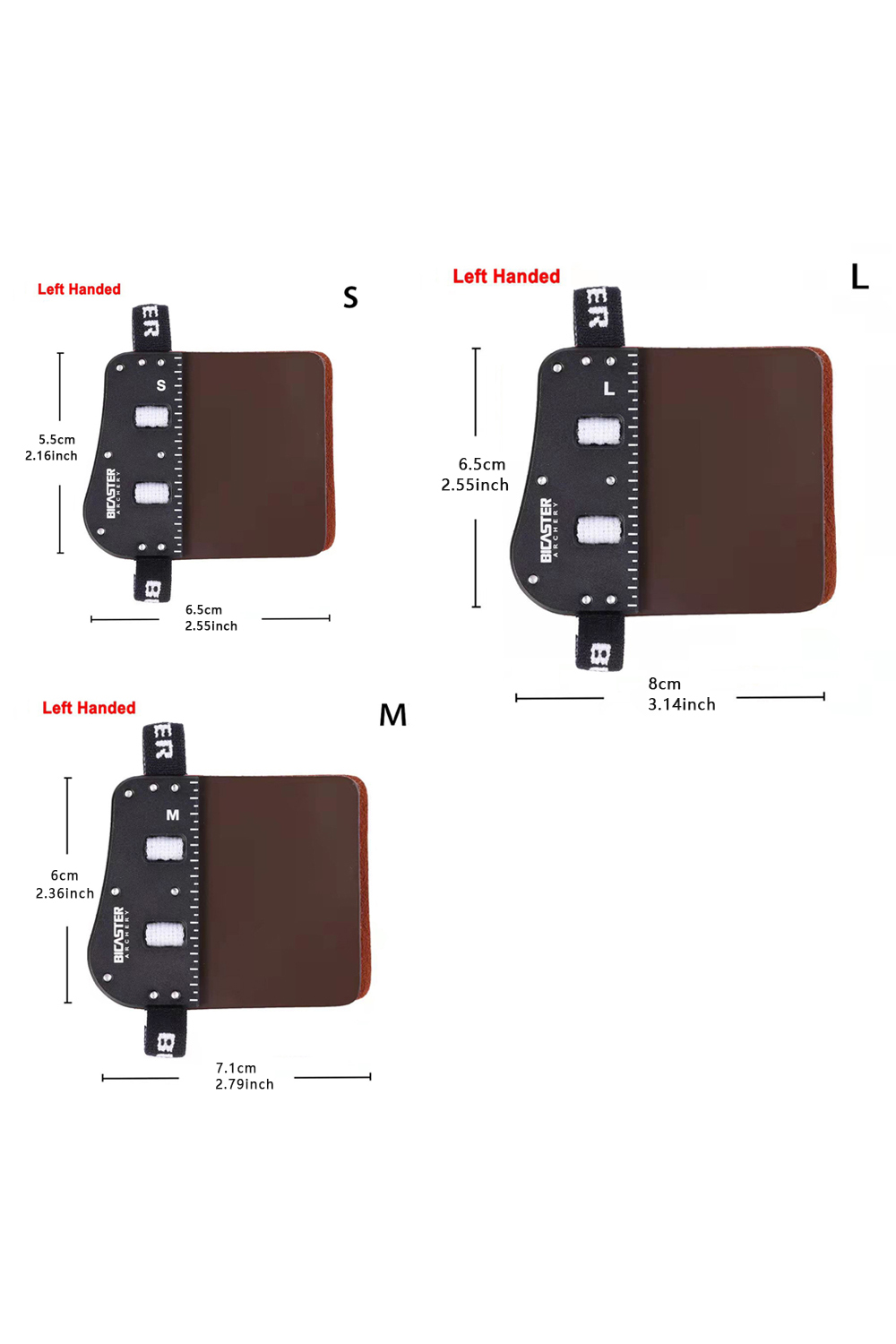 Bicaster Cowhide Archery Finger Guard Tab Protector Gear-Lokearchery