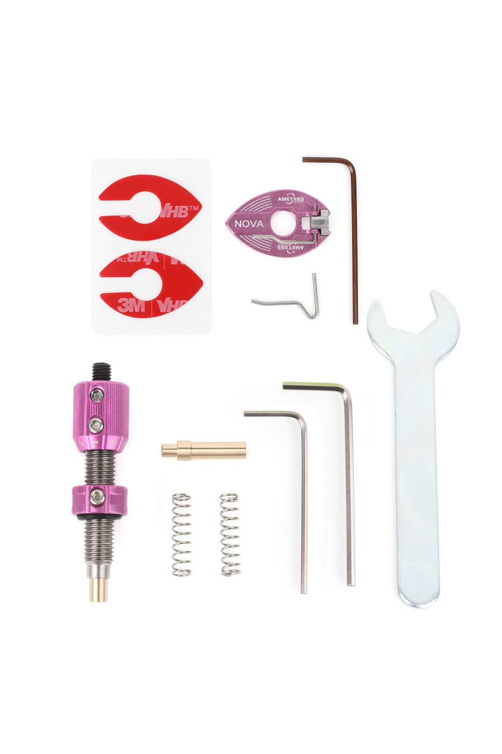 Nova Recurve Bow Stainless Steel Arrow Side Pad Set-Lokearchery