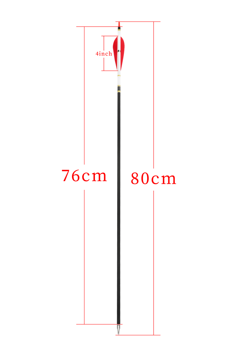 31 inch Carbon Fiber ID 6.2mm Archery Hunting Carbon Arrows-Lokearchery