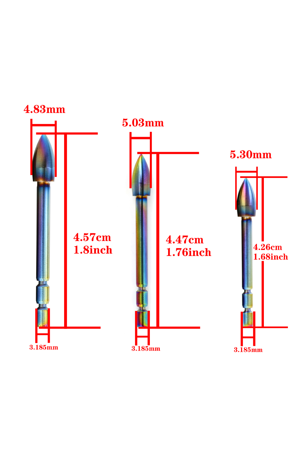 Lokearchery X10 Tungsten Steel Arrow Points 120 Grain – Precision & Durability