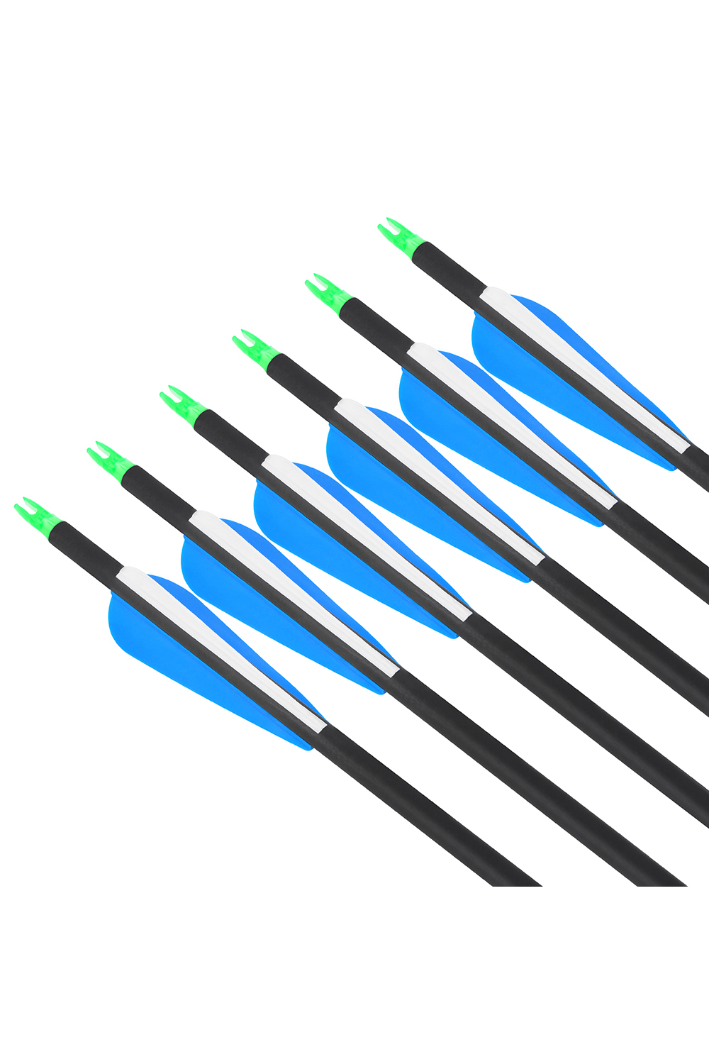 Lokearchery 30 inch 500 Spine Carbon Arrows for Hunting and Training