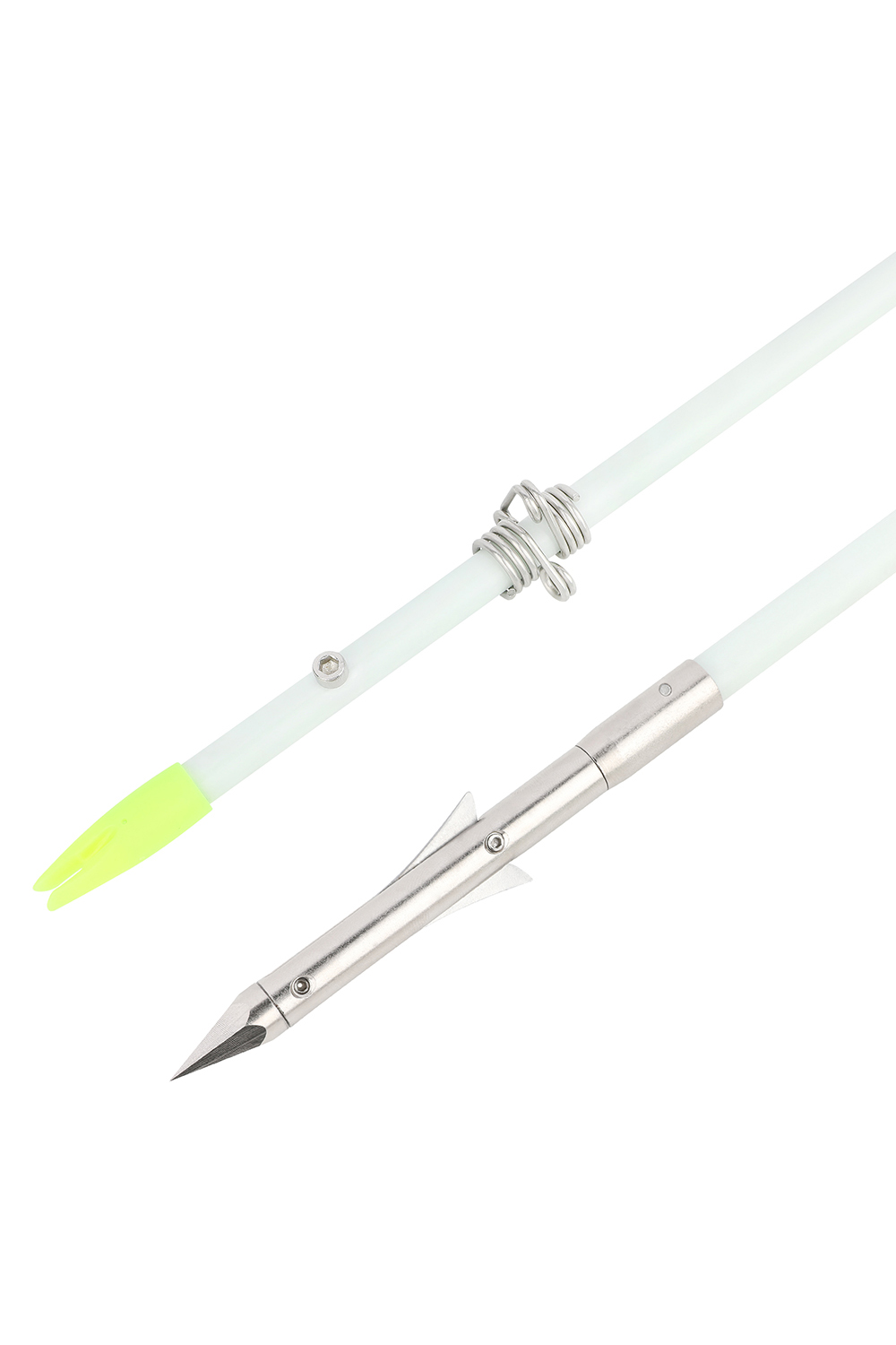 Solid Fiberglass Bowfishing Arrows with Barbed Stainless Tip