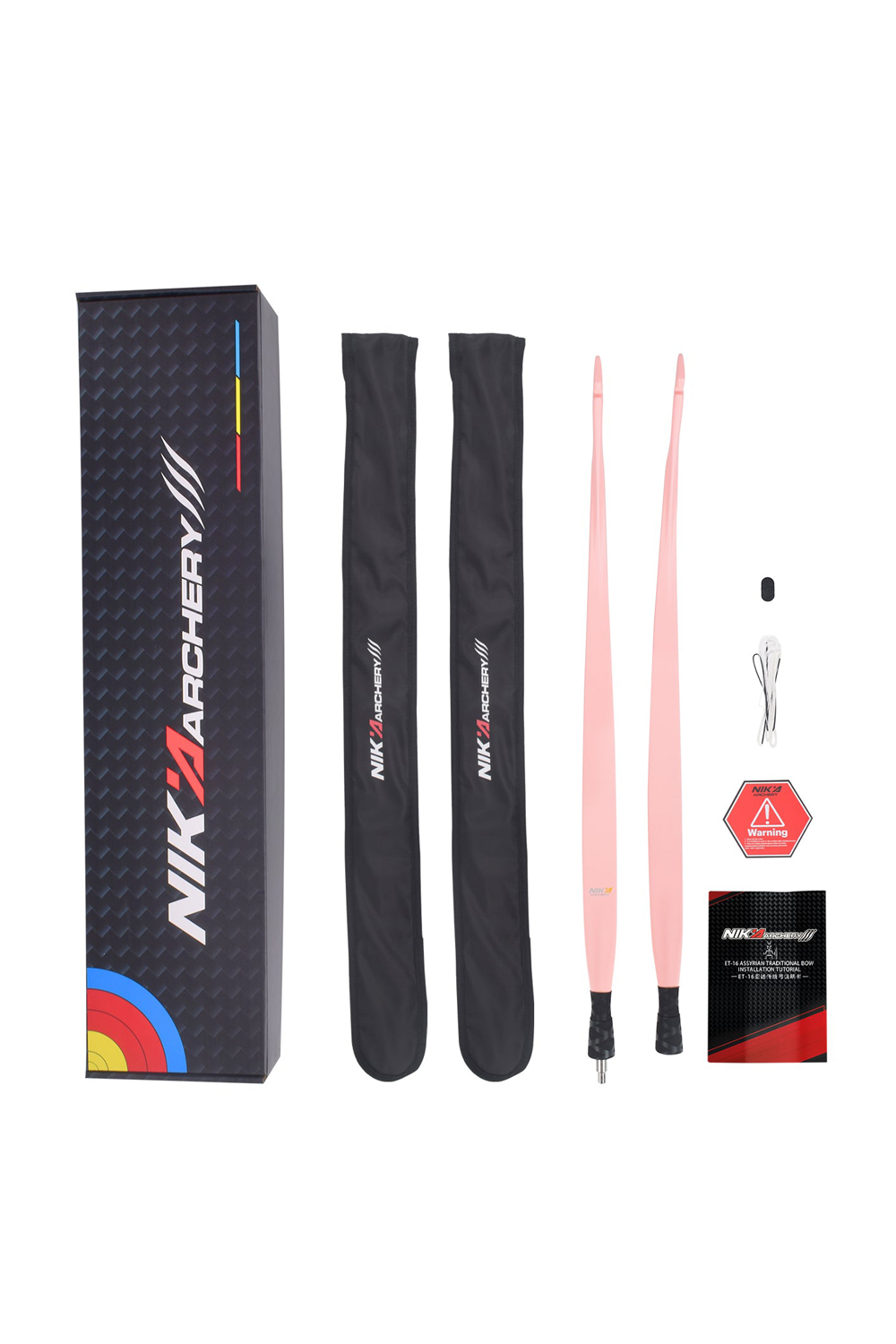 Nika Archery ET-16 14-50Lbs Assyrian Carbon Traditional Bow