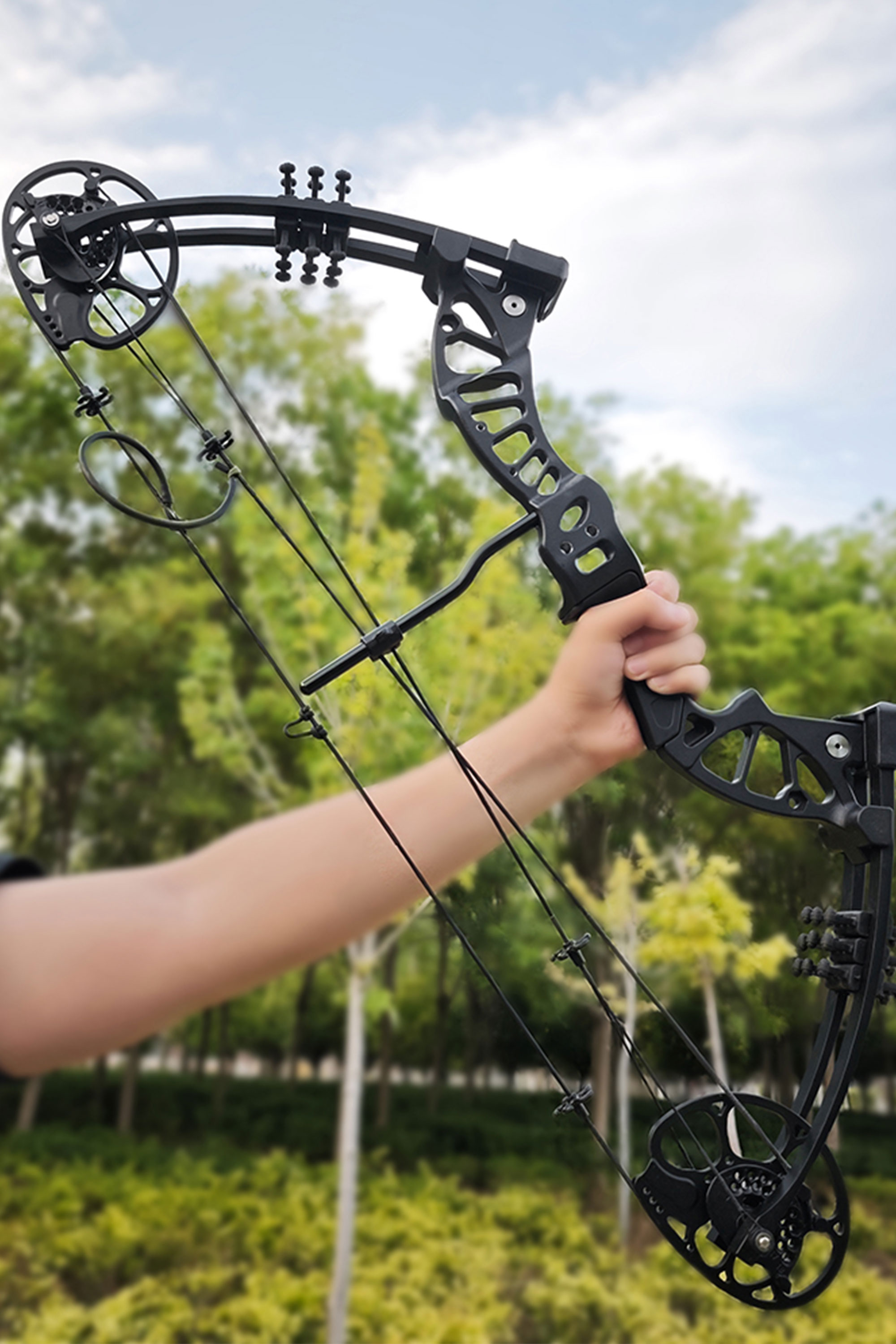 Archery 15-45lbs Compound Bow Arrow Kit Target