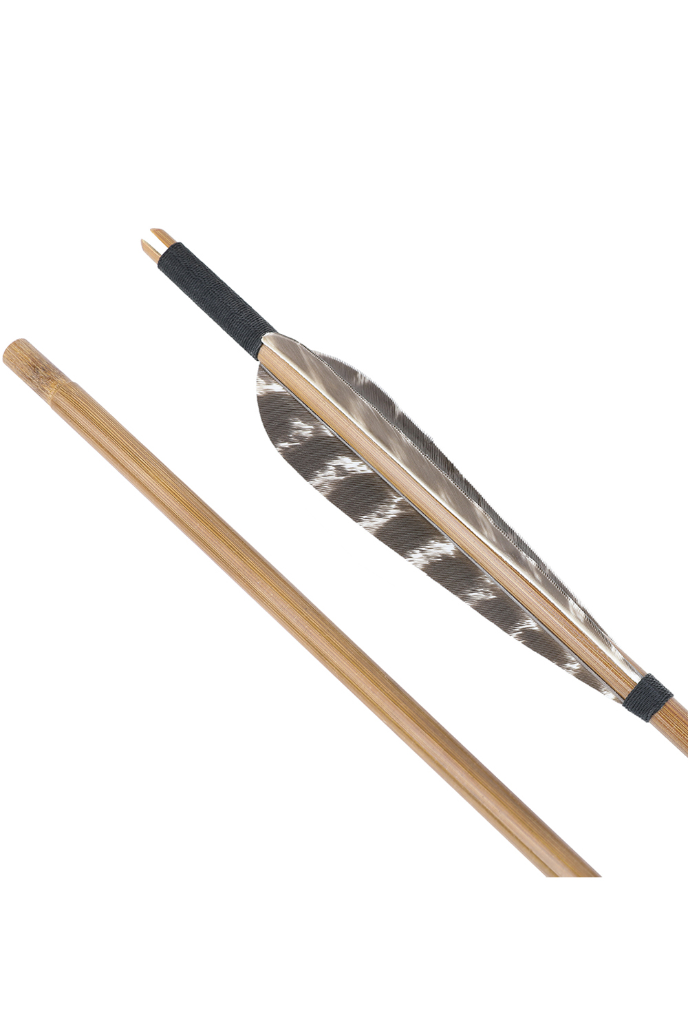 33" Arrow Shaft 5" Snow Bamboo Arrow Shaft for Recurve Bows-Lokearchery