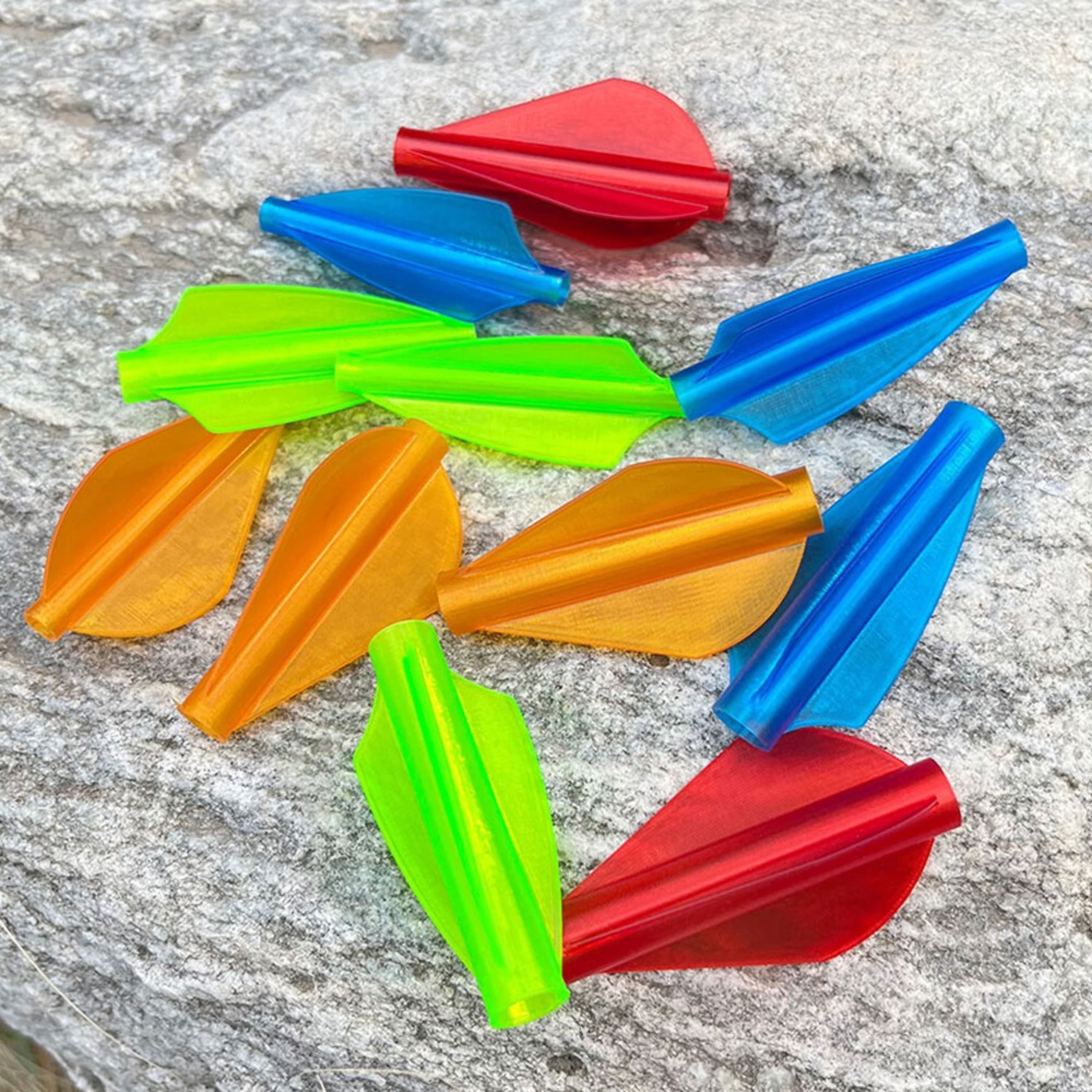 1.75 Inch One-Piece Arrow Vanes for Hunting & Target