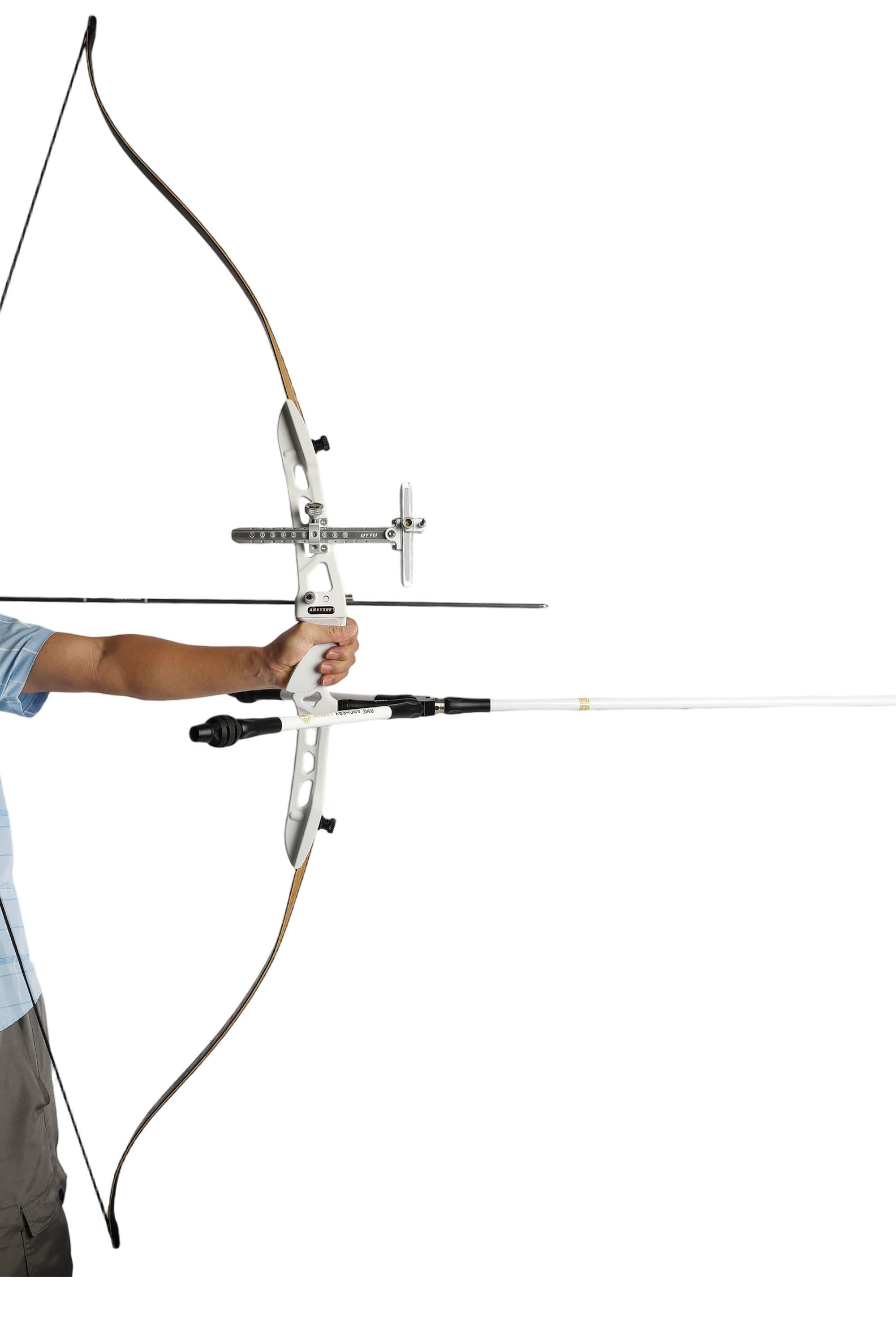 68" 70‘’ Competition Target Recurve Bow20-38lbs Takedown Aluminum Riser
