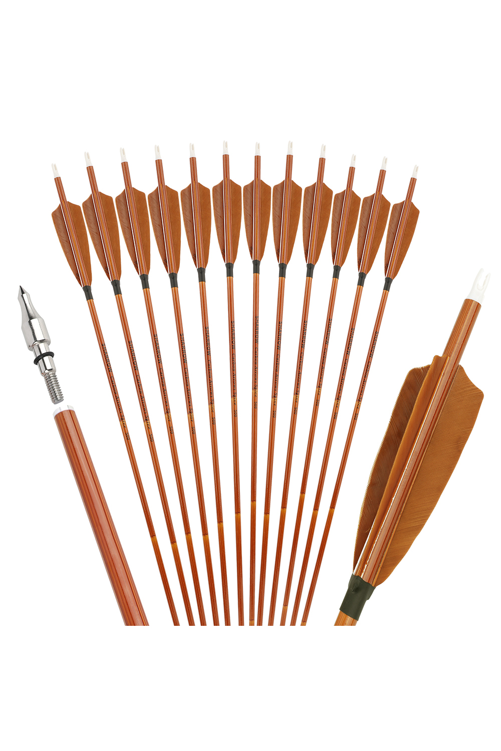 60" 62" 64" Takedown 20-50Lbs Archery Hunting Traditional Bow-Lokearchery