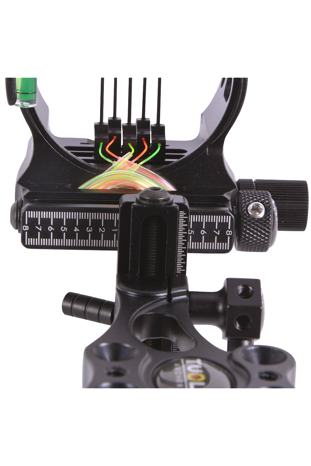 Toulu .019" Fiber Optic Archery Hunting 5 Pin Bow Sight RH/LH