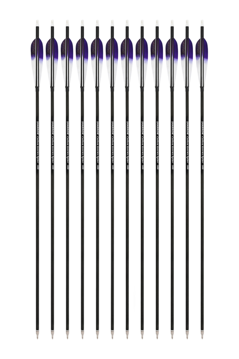 Sharrow 31 inch 500 Spine Archery Hunting Carbon Arrows