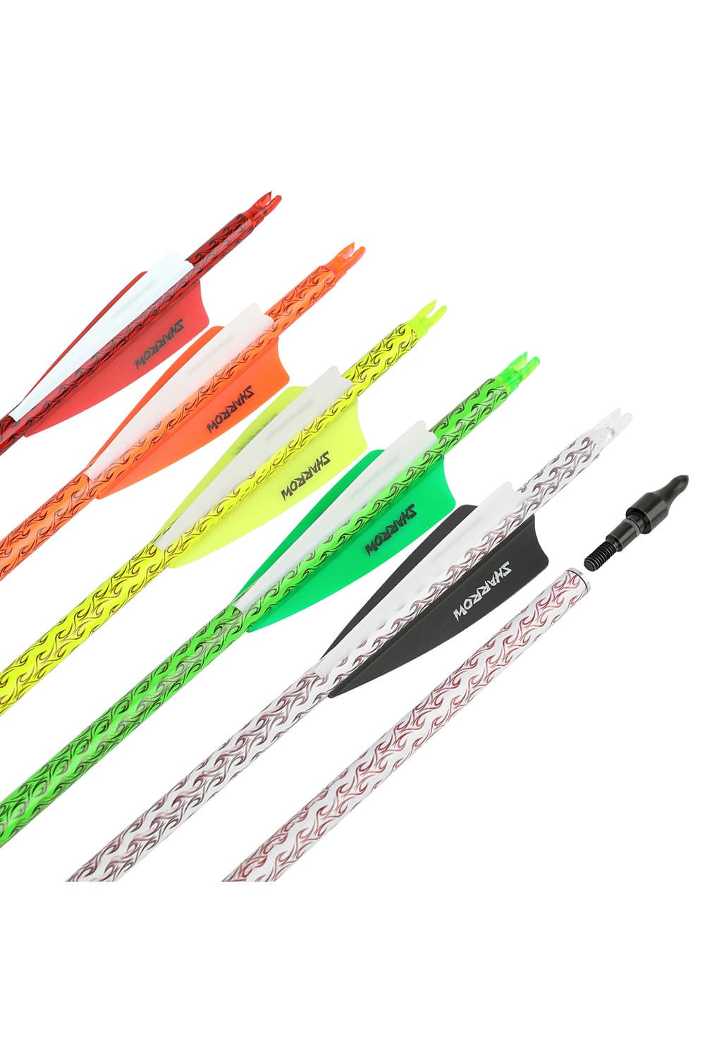Lokearchery 31 inch Hunting Arrows 500 Spine Carbon Arrows-Lokearchery