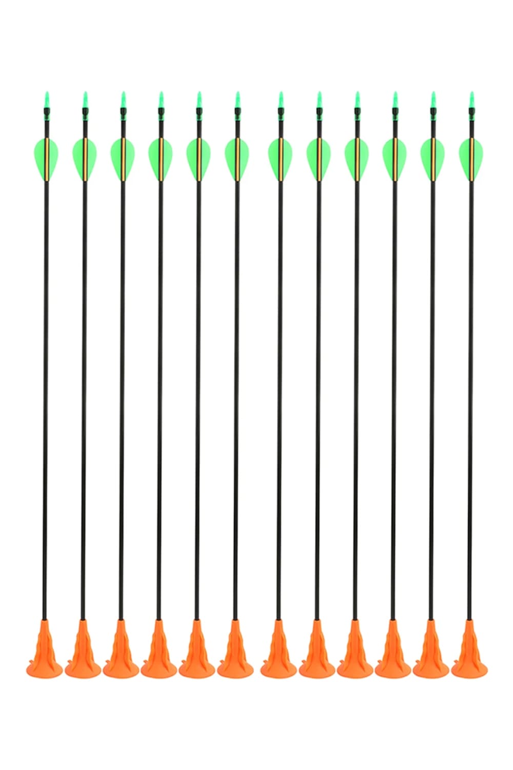 12 Pcs Archery Children Suction Cup Arrows-Lokearchery